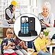 uleway Seniorenhandy mit großen Tasten und ohne Vertrag, Dual SIM Rentner GSM Senioren Handy mit SOS Notruftaste Großtastenhandy mit Ladestation-Blau