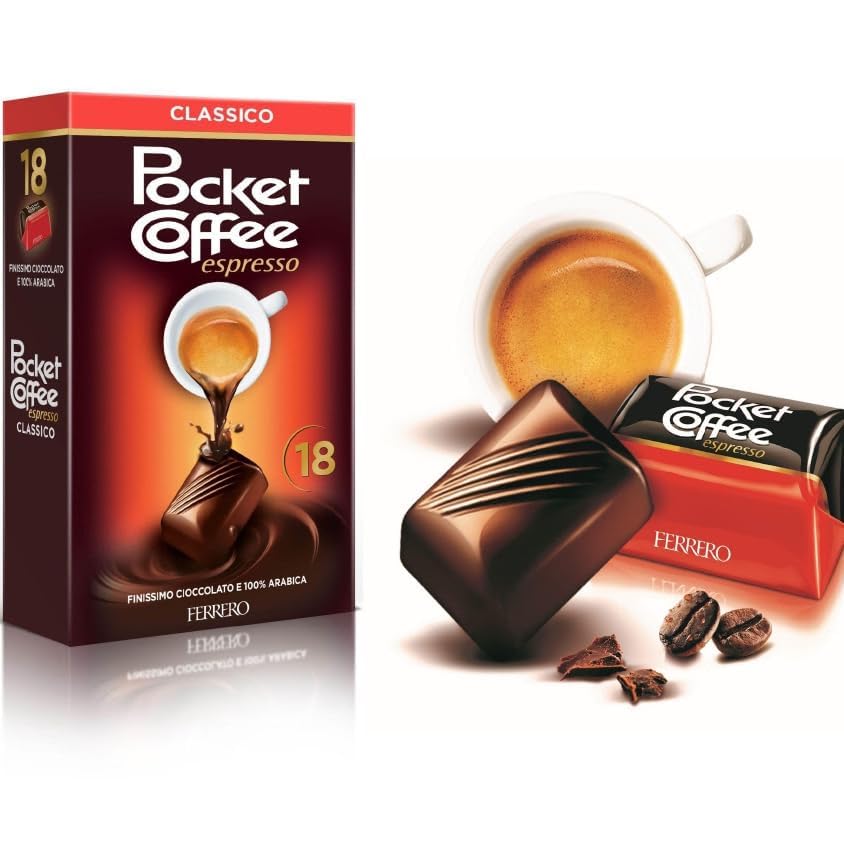 Ferrero Pocket Coffee Chocolates Espresso to go 100 Arábica Bombones