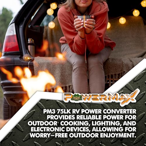 Image of PowerMax PM3-100LK 110V to 12V DV Power Supply Converter Charger for RV 100 Amp -Grade Voltage Converter Modified SINE Wave Inverter