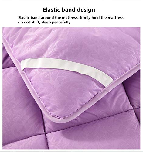Colchón Acolchado De Color Sólido Suelo Tatami Antideslizante Japonés Estera De Futón Plegable Gruesa Mantiene El Calor Transpirable para Dormitorio Sala De Estar, Etc.A-90x200cm(35x79inch)