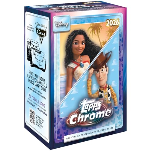 2026 Topps Chrome Disney - Factory Sealed - Value Box