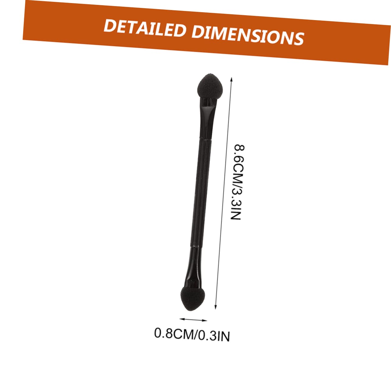 Gogogmee 25pcs Eyeshadow Stick Kit Small Lip Makeup Brush Materials Easy to Carry for Cosmetics Lovers