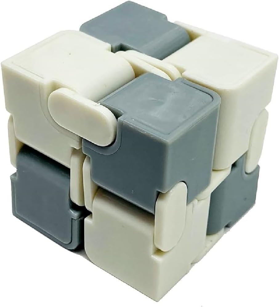 vGRASSP Infinity Fidget Cube for Stress Relief – Colour as per Stock - 8 x 4 x 2 cm
