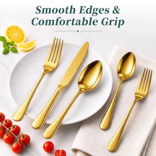 45-Piece Silverware Set with Organizer, Stainless Steel Flatware Set for 8 by PAGWS - Image 4