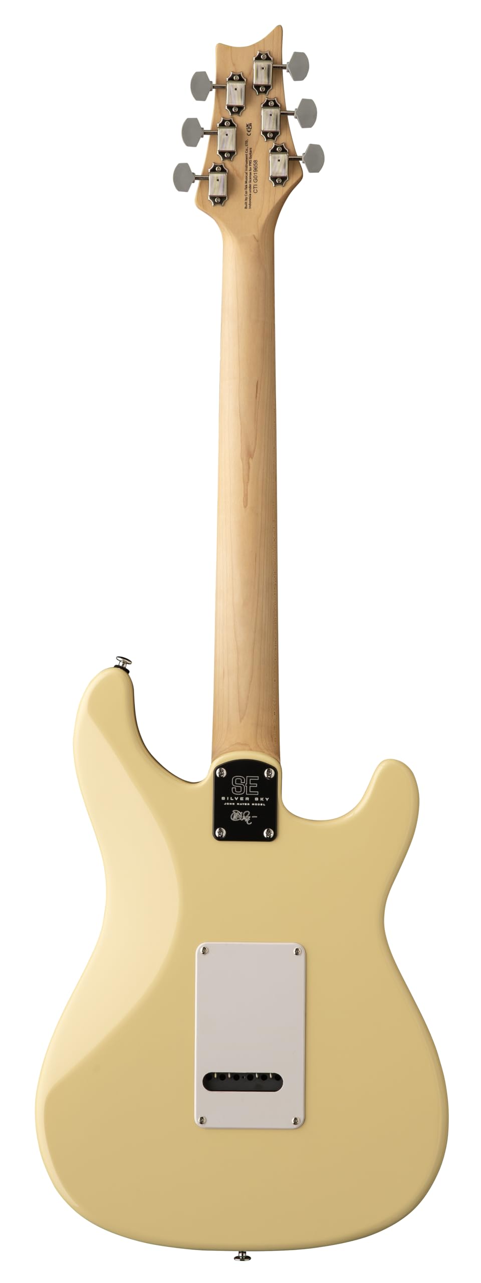 Amazon.com: PRS SE Silver Sky Lefty, Moon White with Gigbag