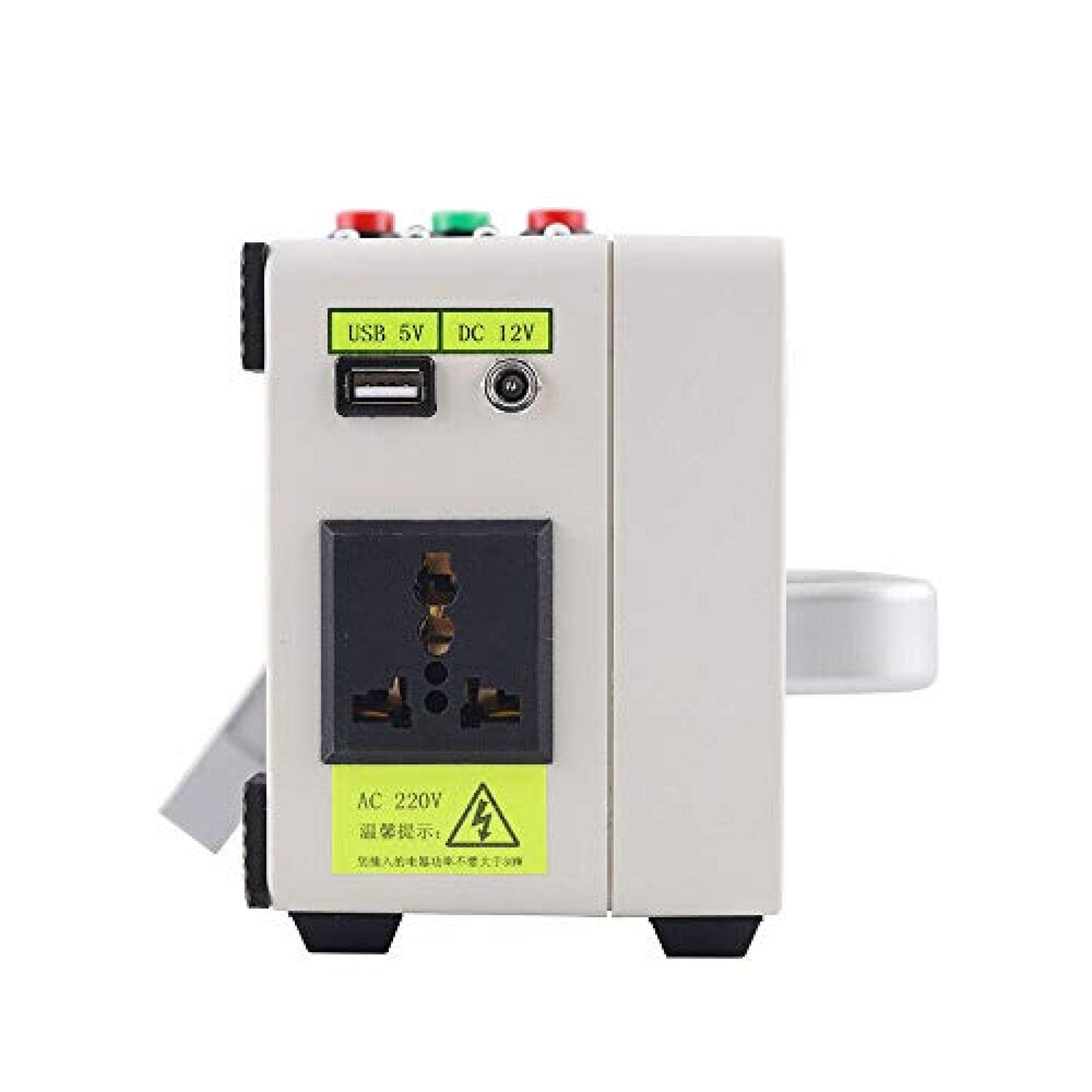 Piccolo generatore portatile a manovella, 220 V, esterno, multifunzione, alimentazione di emergenza, caricatore USB per telefono cellulare e computer