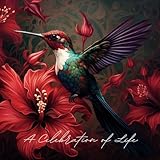 A Celebration of Life: Funeral Guest Book with Hummingbird Cover Picture