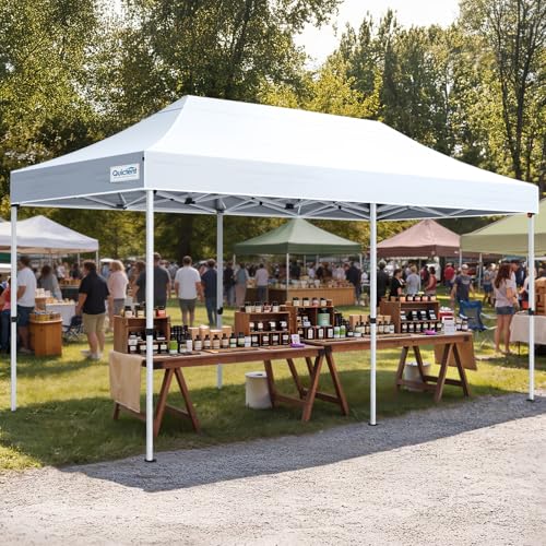 Quictent 10x20FT Heavy Duty Pop Up Canopy Tent