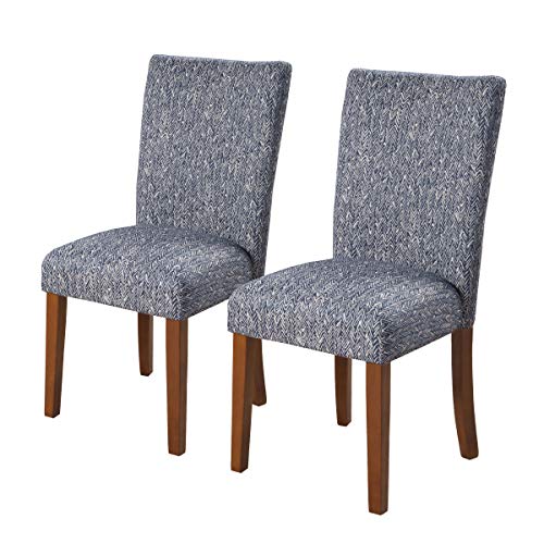 Image of HomePop Parsons Dining Chair,Pack of 2, Navy
