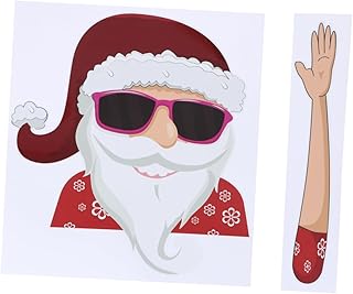 SEWOART 1 peça adesivos de janela de carro decoração de carro adesivos de natal limpador de janela traseira decalque de veículo de natal limpadores de janela para carro etiqueta de inverno braço balancim decoração decalque de janela carro
