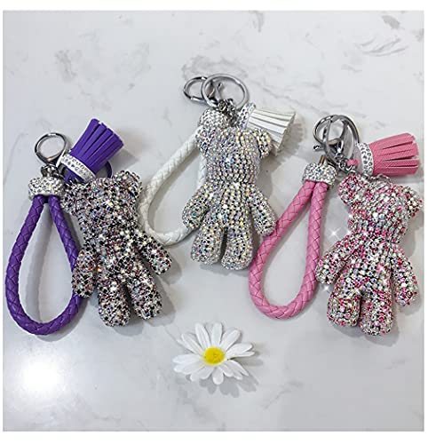 Amazon.co.jp: キーホルダー くま ラインストーン キラキラ バッグ