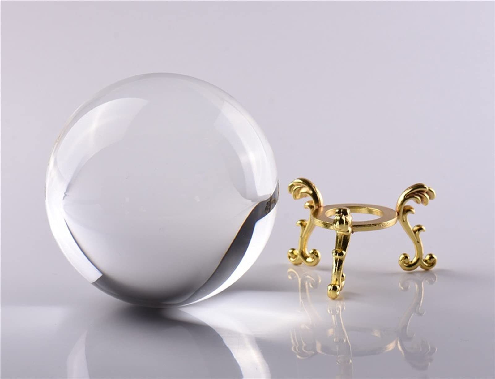 Bola de Cristal (en la Magia Occidental) 60/80 mm Fotografía Photography Ball Ornament Fengshui Globe Divination Quartz Magic Glass Ball Decoración Bola de Cristal(1 Ball,6cm)