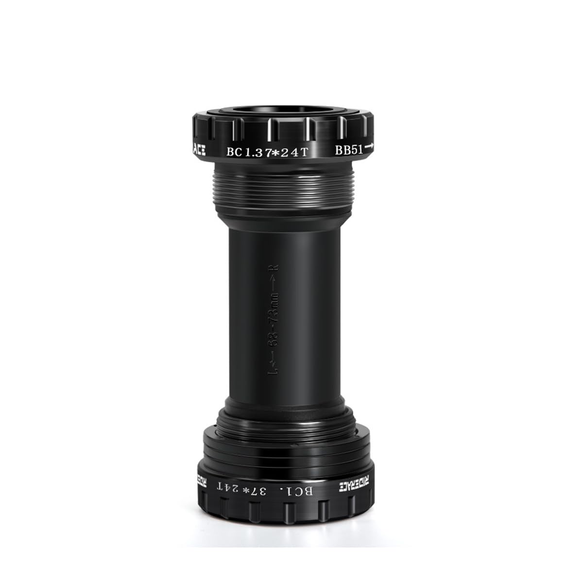 HOUSON Threaded Bottom Bracket BSA – Lightweight Aluminum Sealed Bearing Bracket for 68-73mm Shells
