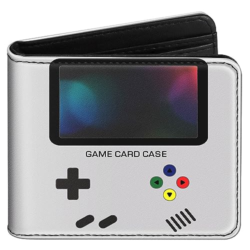 Bistup Boys Wallet Cute Leather Bifold Wallet Video Game For Teen Boys Cool Credit Card Cash Id Holder Rfid Blocking Fun Gamer Bi Fold Small Wallets With Coin Pocket Slim Gray Teens Little Boy Youth cover