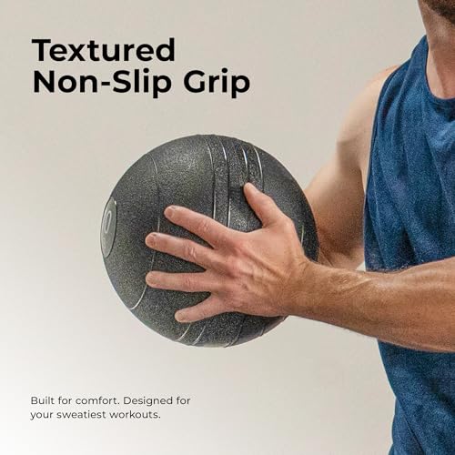 Sunny Health & Fitness 10 LB Slam Medicine Ball - Sand-Filled, No-Bounce - image 7