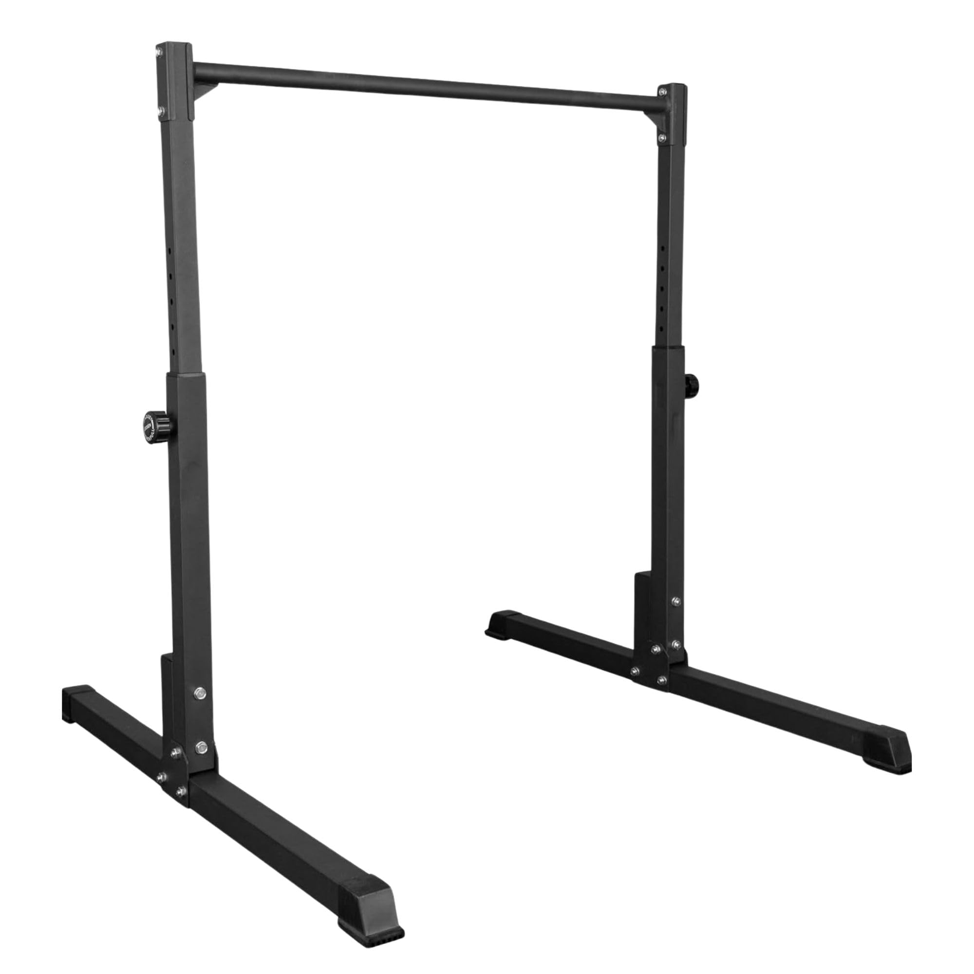 Gravity Fitness Calisthenics - Barra statica per allenamento in casa, altezza regolabile, piedini antiscivolo, impugnatura verniciata a polvere per esercizi di peso corporeo