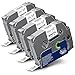 Produktbild 4x Labelwell kompatibel Schriftband für Brother TZe-231 TZe231 TZ231 TZ-231 für 12mm 0.47 Laminated White TZ Tape Brother P-Touch PT-E110 PT-D400 H105WB D210 H110 D600VP H107B H100LB Schwarz auf Weiß