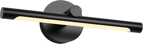 Miniatura 9 de JUSHENG Luz de imagen cableada de 24.21 pulgadas, luces de imagen para pinturas de níquel cepillado, luz de pared de galería de metal completo,