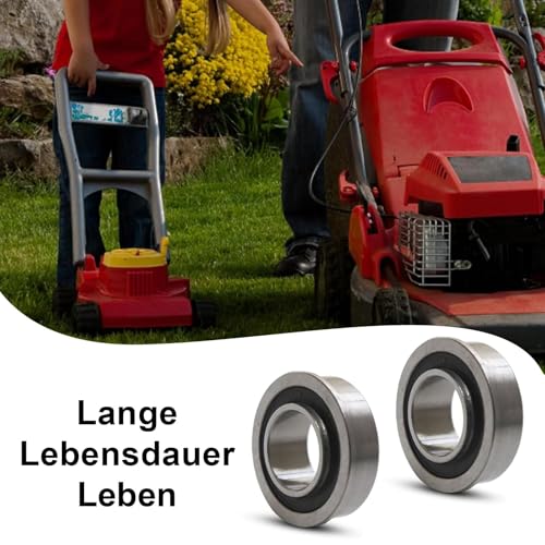 IUSOT 4 Stück F6003 Schubkarre Lager 20x35x11, F6003-20-2RS Kugellager, Flanschlager 20mm für Schubkarren, Sackkarren, Maschinen, Transportfahrzeuge, Industrieanlagen, 3D-Drucker, Drehbänke, Motoren