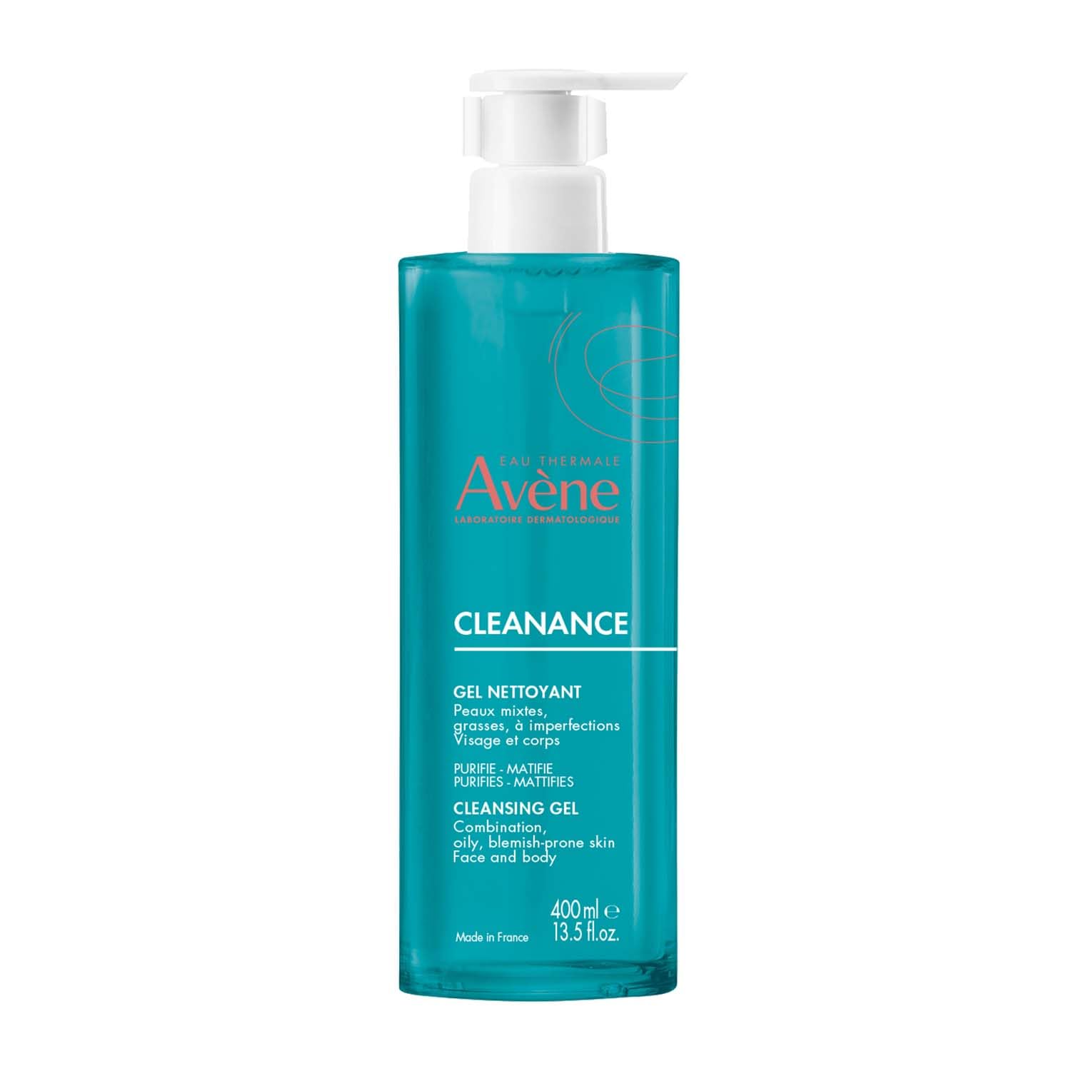 Avène Cleanance Cleansing Gel, Duo Pack 2x400ml, Expiry 07/2028 – Fast Shipping