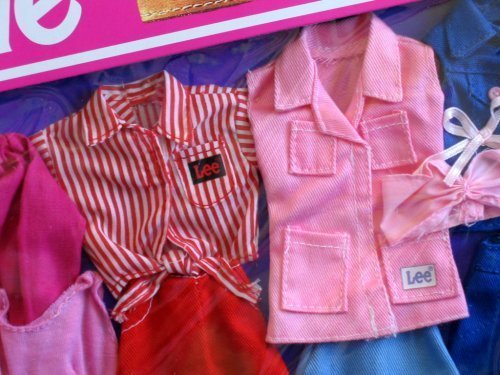 Barbie LEE Jeans Fashions 4 Fashion Gift Set - Easy To Dress (1995