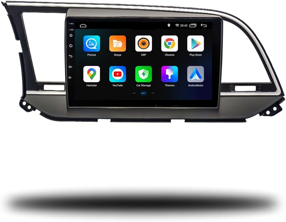 MarTechno Android Multimedya 4GB RAM 32GB Hafıza Hyundai Elantra 2015-2018 ile uyumlu
