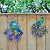 Tuokiuhn Metal Peacock Bird Wall Art Bird Wall Decor Outdoor Wall art Suitable for Outdoor Metal Wall Decorations for Patio Set of 2