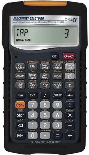 Calculated Industries 4087 Machinist Calc Advanced Machining Math and Reference Tool