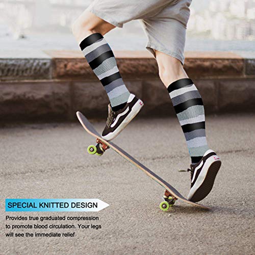 Sooverki Copper Compression Socks Women And Men 6 Pairs - Best For Running, Athletic, Medical, Travel #TOP3