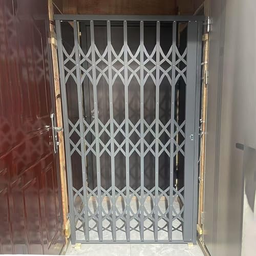 Rejilla antirrobo para puertas correderas y francesas con barras plegables y cierre de seguridad 2