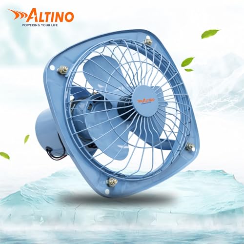 Image of Altino Heavy Duty Fresh Air Exhaust Fan for Industrial, Kitchen, Home, etc| High Speed Motor, Energy Efficient, Low Noise Operation & Easy to Clean, 1 Yr Warranty (Grey, 12 Inch, Ultra Hi-Speed)