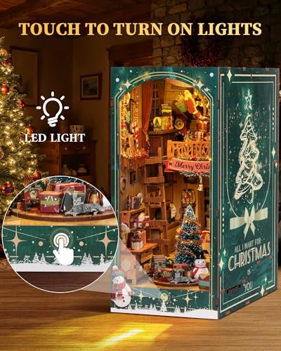 RONSTONE Christmas Cottage Book Nook Kit thumbnail 2