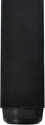 Miniatura 8 de Mesa auxiliar redonda para sala de estar, mesa auxiliar moderna de 35.5 pulgadas con tapa de vidrio templado transparente y patas de metal negro