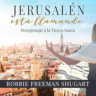 Diseño de la portada del título Jerusalen esta llamando Peregrinaje a la Tierra Santa