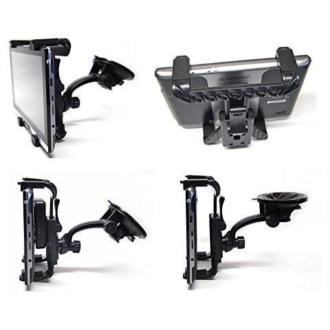 Ramtech Car Truck GPS & Tablet Windshield Mount with Adjustable Bracket Cover
