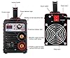 HONE Stick Welder, 110V/220V Actual 140Amp ARC Welder Machine, IGBT Inverter Digital Display LCD Welding Machines with Hot Start Arc Force Anti-Stick, High Efficiency for 1/16"-1/8" Welding Rod. #5