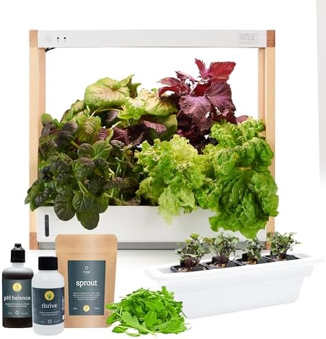 Rise Gardens Personal Rise Garden Hydroponic Indoor Garden Kit wi...