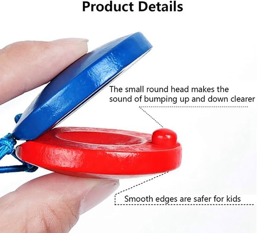 Amazon | カスタネット 打楽器, 木製カスタネット 幼児教育 リズム感