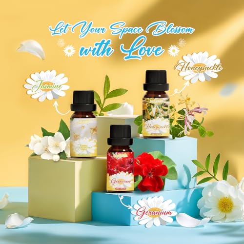 Image of SALKING Essential Oils Gift Set, 100% Pure Aromatherapy Oils Set, 6 x 10 ML