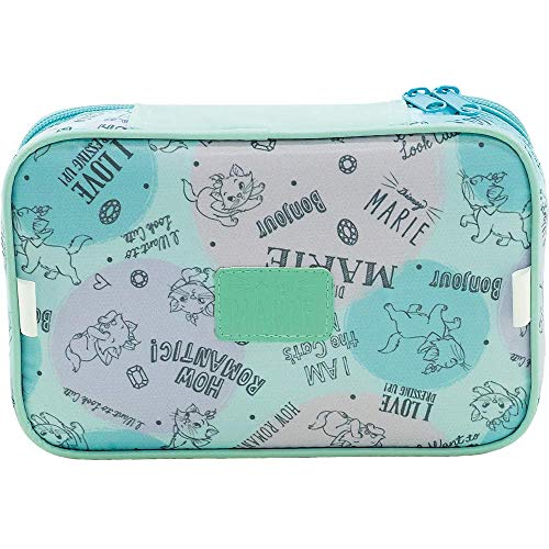 Estojo Especial Marie Posh Cat (Mini Teen) 8536 - Artigo Escolar Marie, Azul claro