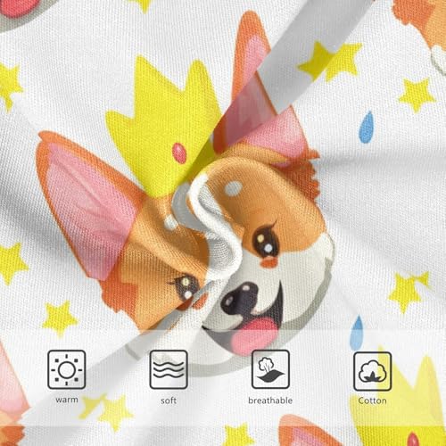Cute Cartoon Corgi Dog Puppy Toddler Underwear Floral 2t Cotton Panties for Girl Animals Briefs Undies Kids3
