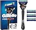 Produktbild Gillette ProGlide Nassrasierer Herren, Rasierer + 4 Rasierklingen mit 5-fach Klinge, Geschenk für Männer
