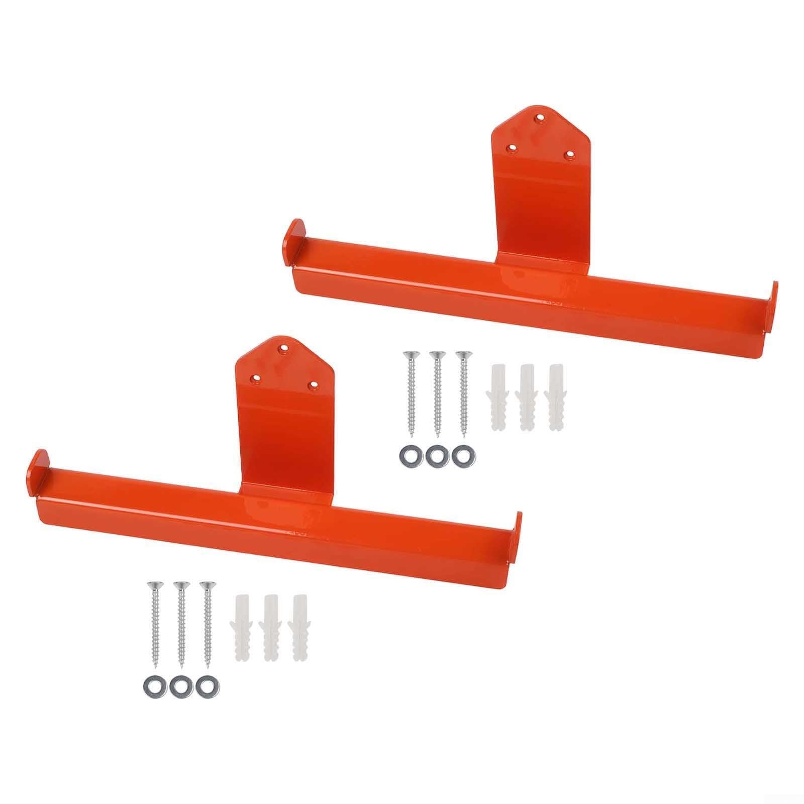 Lot de 2 supports muraux pour souffleurs BG50 BG56 BG66 BG86 Nizer en acier revêtu pour pulvérisateurs Chainss Outils et Garden Equint