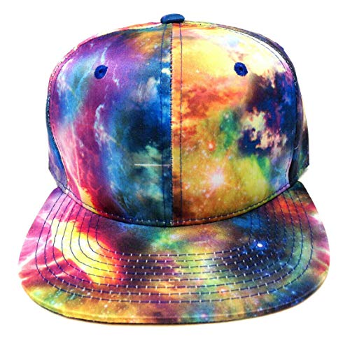 August Caps Tie Dye Galaxy Sublimated All Over Print Snapback