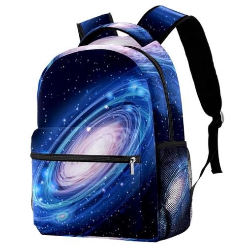 Sac d'école galaxie d'Andromède lumineuse pour garçons et filles