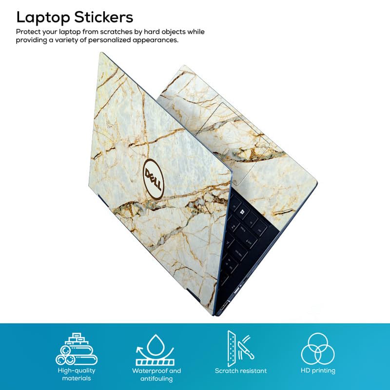 Image of Galaxsia Pattern DL227 Top+Wrist Pad Vinyl Laptop Skin /Sticker /Cover for 13 to 13.3 Inches Laptops Laminated-Removable-HD Quality Compatible for Dell (13x9.2 Inches)