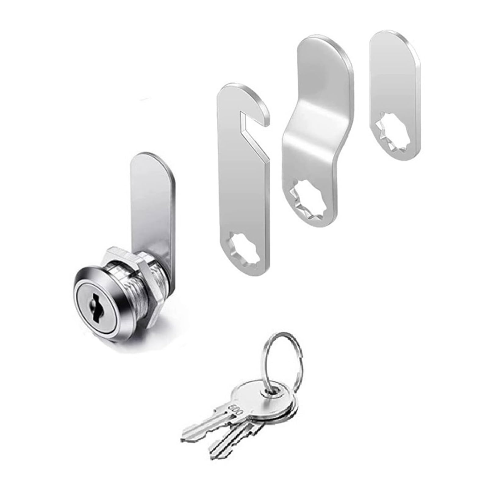 Kjbdqqh 16Mm B Cam Lock Home Cabinet Box Locker Cam Lock 16/30Mm Barrel Drawer Sturdy Mailbox Accessories With 5 Keys For Cupboard(16Mm B)