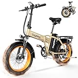 Auloor 1000W Folding Electric Bike, 48V 20AH Large...