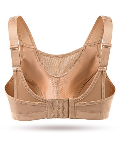 Image of Wingslove High Impact Sports Bras for Women Plus Size Non Padded Wirefree Workout Bra Bounce Control