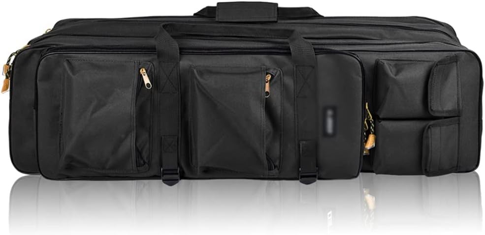 Outdoor 3 Tier Fishing Bag Backpack 80cm/100cm Rod Reel Case Tote Tackle Suitcase Travel